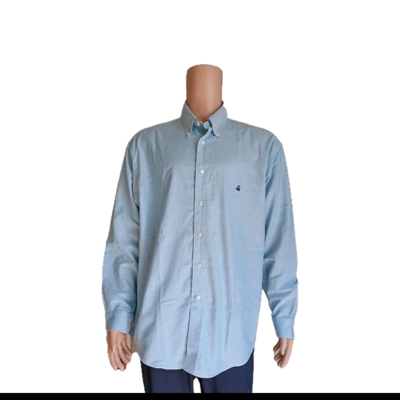 Bundle Kirkland Black Brown Brother Men's Blue and White Checkered Shirt Sz L - Picture 1 of 16